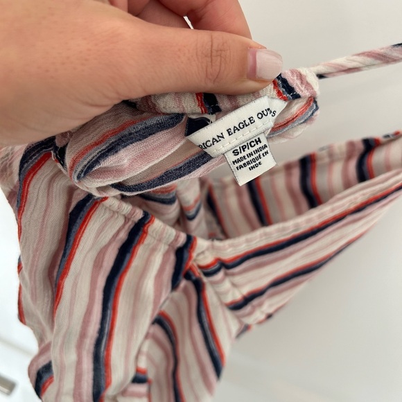 American Eagle Outfitters Striped Crop Top - Picture 4 of 6